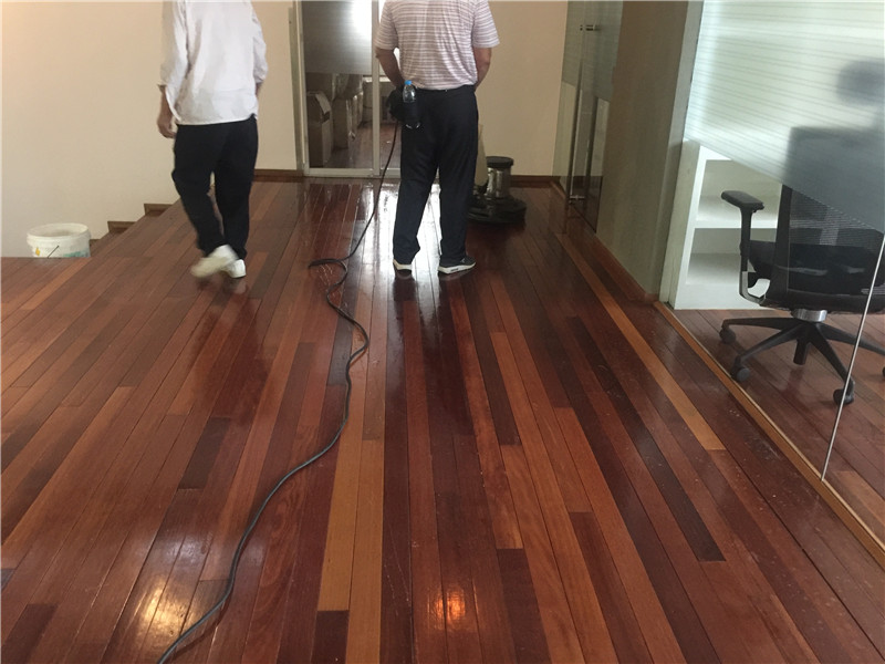 前进区地面清洗案例